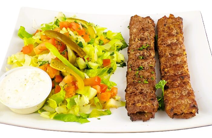 Kabab over Salad
